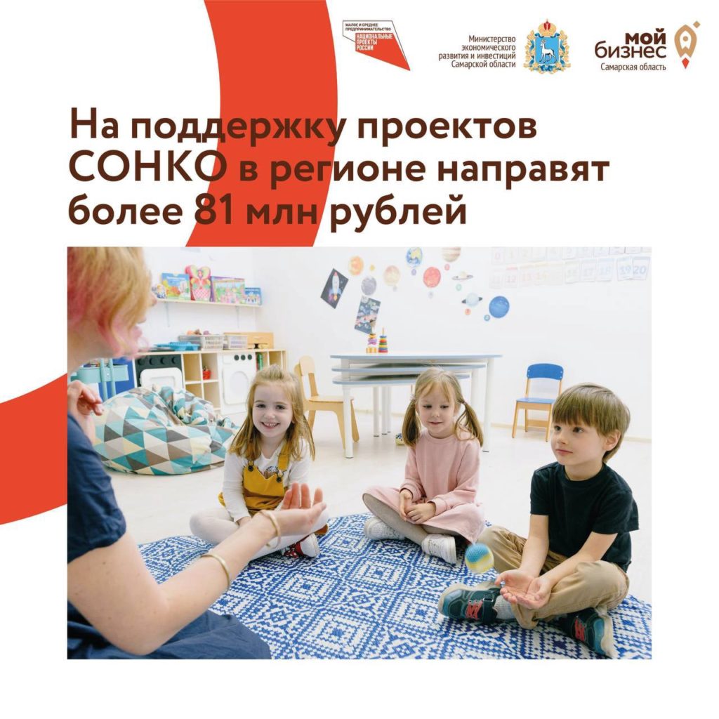 На поддержку проектов СОНКО в Самарской области направят более 81 млн рублей
