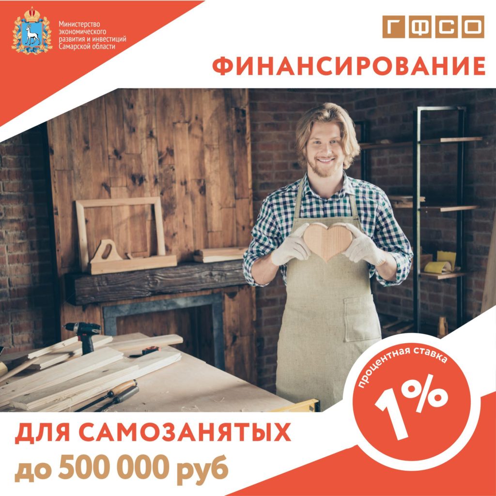 Программа финансирования для самозанятых Тольятти.