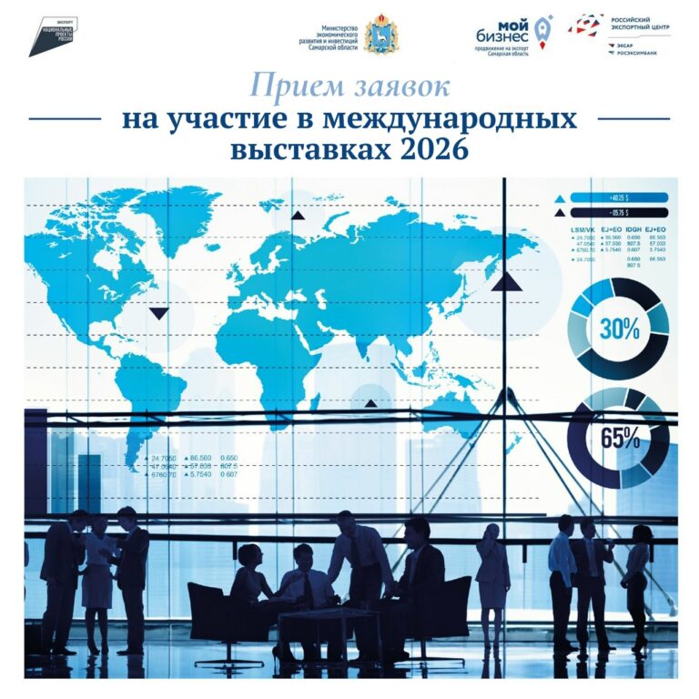 Прием заявок на участие в международных выставках 2026