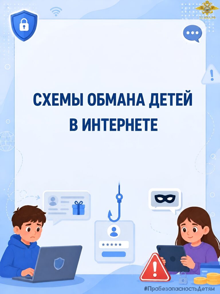 Схемы обмана детей в Интернете